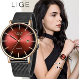 LIGE Women Watches Top Brand