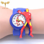 Cartoon Iron Hero Watches For Boy Kids