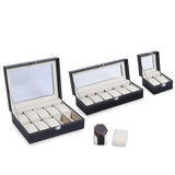 2/3/6/10/12 Grids PU Leather Watch Box