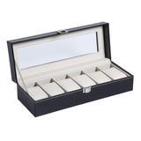 2/3/6/10/12 Grids PU Leather Watch Box