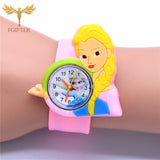 Pink Girls Watch 3d Cartoon Rubber Watches Child