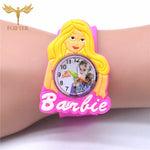 Pink Girls Watch 3d Cartoon Rubber Watches Child