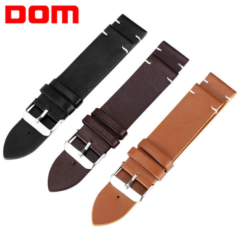 DOM Watch Band Faux Leather Straps