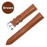 Genuine Leather Watchband Men Women