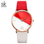 SK Luxury Leather Watches Women