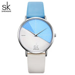 SK Luxury Leather Watches Women