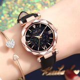 Women Watch Fashion Leather Band Ladies Quartz