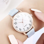 Simple Number Dial Ladies Watches