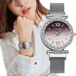 YOLAKO quartz Roman dial watch stainless steel