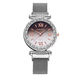YOLAKO quartz Roman dial watch stainless steel
