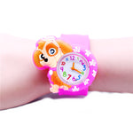 Cute 3D Rabbit Animal Watches for Kids