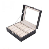 1/2/3/5/6/10/12 Grids PU Leather Watch Box