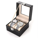 1/2/3/5/6/10/12 Grids PU Leather Watch Box