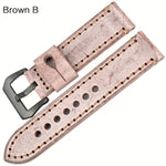 MAIKES Genuine leather watch strap