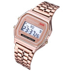 Luxury Rose Gold Women Digital Watch