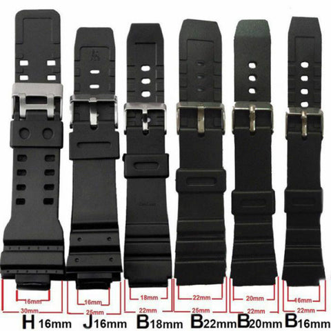 For casio Watches Watchband Silicone